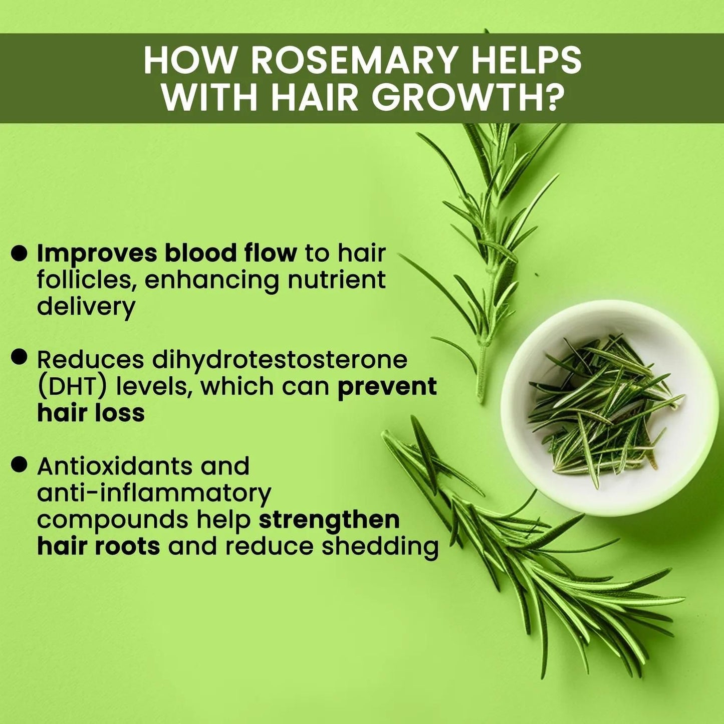🌿 Rosemary Water Hair Spray – Buy 1 Get 2 FREE | Hair Regrowth & Shine Booster (3 x 100ml)