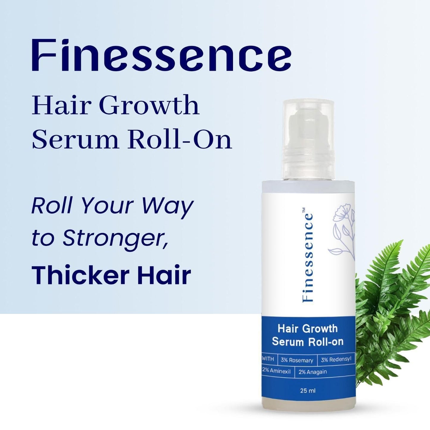 🌿 Rosemary Hair Growth Serum (Roll On) 25ml Pack of 2